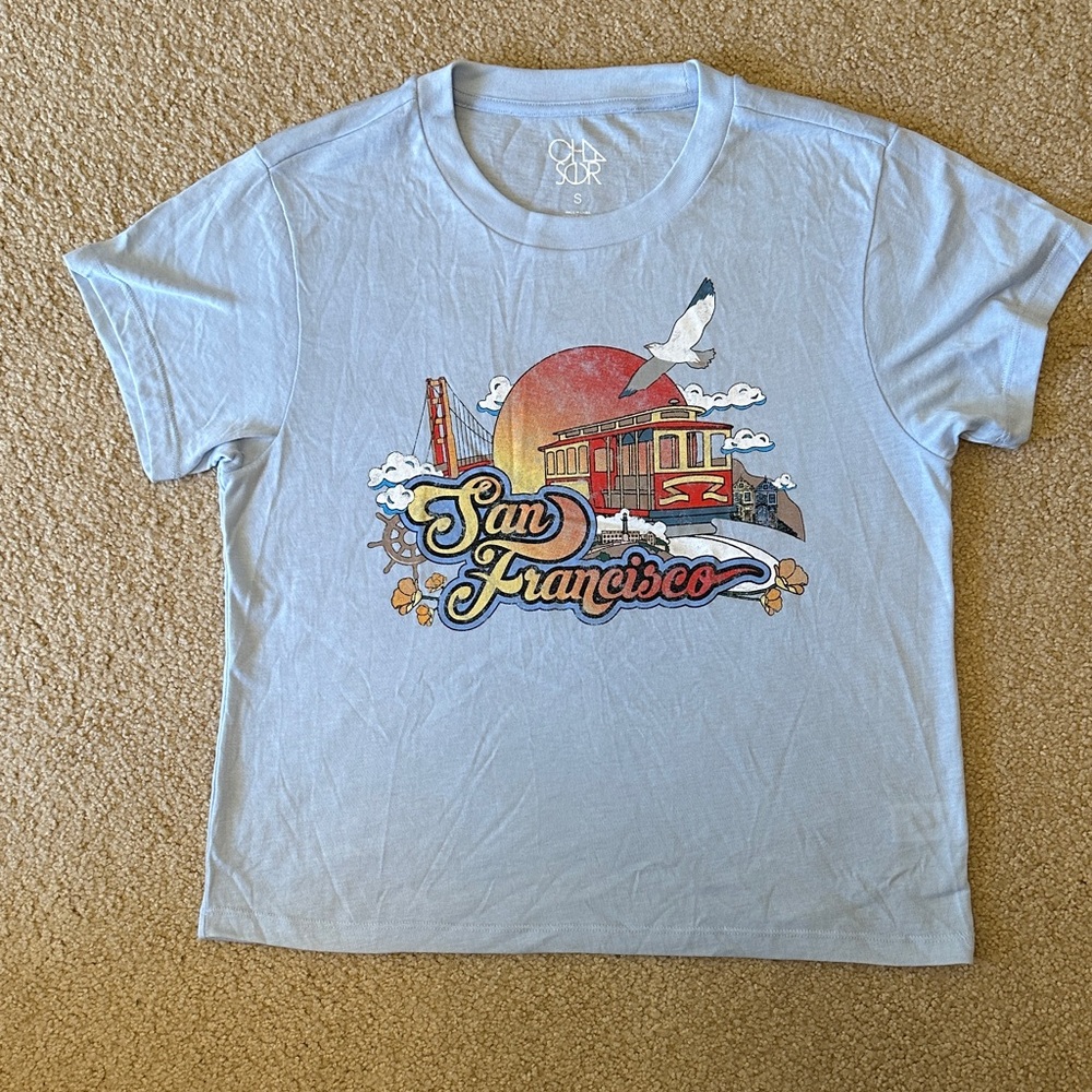 Chaser San Francisco Graphic Tee - Light Blue